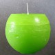 Rustic 10cm Diameter Lime / Kiwi Green Ball Candles